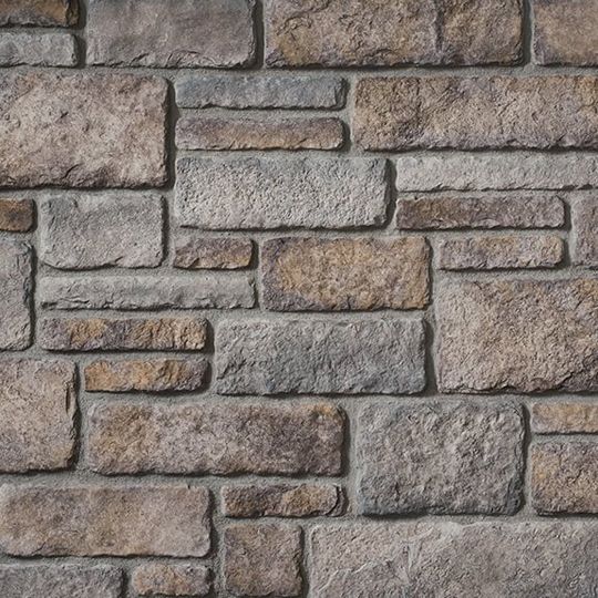 Cultured Stone Sculpted Ashlar Big Box Corner - 64 Lin. Ft. Box Grouse