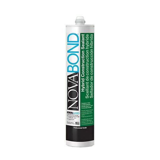 Novagard NovaBond Smooth Hybrid Construction Sealant - 10 Oz. Tube White