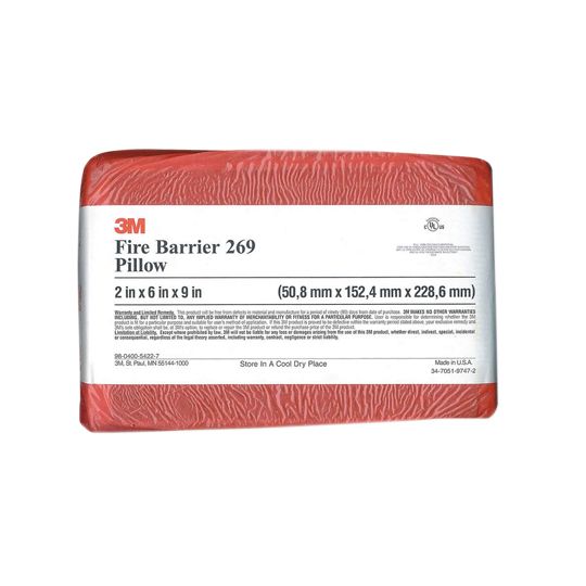 3M 2" x 6" x 9" FB-249 Fire Barrier Pillow