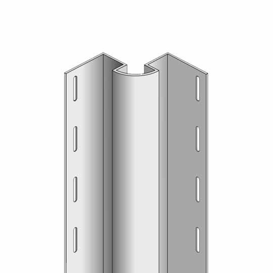 Alside 10' Vinyl Inside Corner Post with 3/4" Receiving Channel Canyon Drift