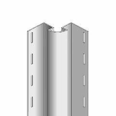 Alside 10' Vinyl Inside Corner Post with 3/4" Receiving Channel