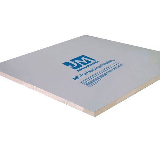 Johns Manville 1" 4' x 8' AP&trade; Foil-Faced Polyiso Foam Sheathing