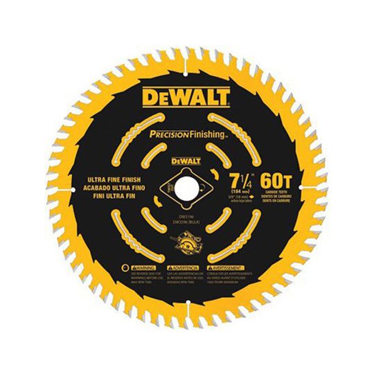 DeWalt 7-1/4" 24T Carbide Thin Kerf Framing Saw Blade