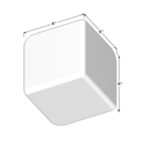 Sika 6" x 6" Sarnacorner&reg; Inside Corner White