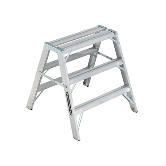 Louisville Ladder 3' Aluminum Sawhorse Ladder - 300 Lb. Load Capacity