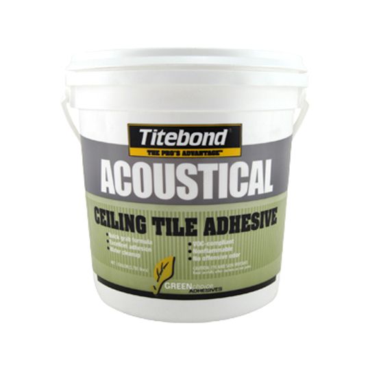 Titebond GREENchoice&trade; Acoustical Ceiling Tile Construction Adhesive - 1 Gallon Pail Beige