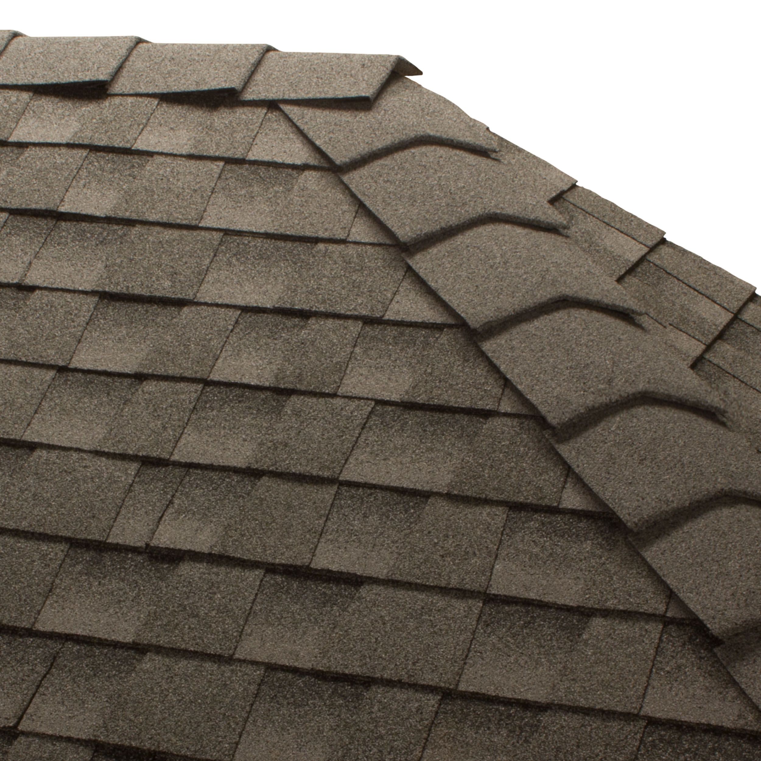 GAF 10" TimberCrest&trade; Premium SBS-Modified Ridge Cap Shingles 20 Lin. Ft. Box Heartwood