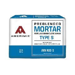 Amerimix AMX 400 Type S Portland Cement, Lime & Sand Mortar - 80 Lb. Bag