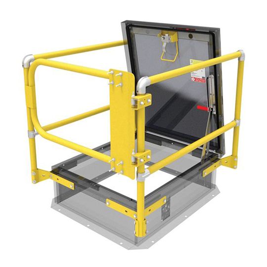 Babcock-Davis Hatchways 30" x 54" Safety Rail System - Side Gate