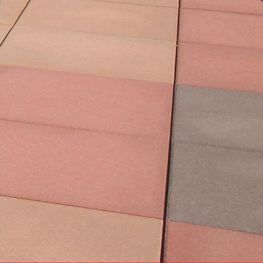 Westile 2' x 2' Gibraltar Series Plaza Paver Cinnamon