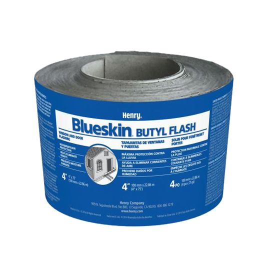 Henry Company 4" x 75' Blueskin&reg; Butyl Flash Self-Adhered Flashing