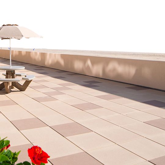 Hanover 2' x 2' Prest&reg; Paver with Tudor Finish Limestone Grey