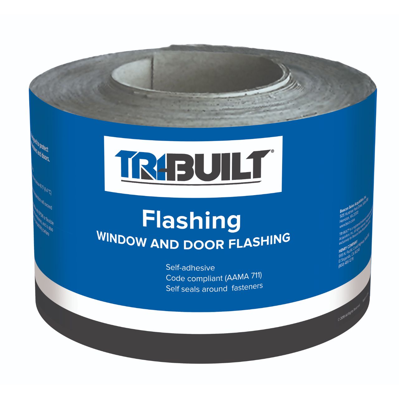 TRI-BUILT 6" x 75' Asphalt Flashing Tape