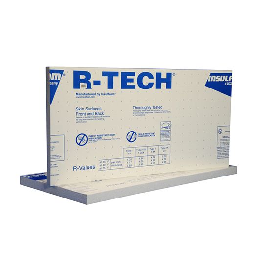 InsulFoam 1-1/2" x 4' x 8' R-TECH&reg; VI EPS (40 psi) Roof Insulation