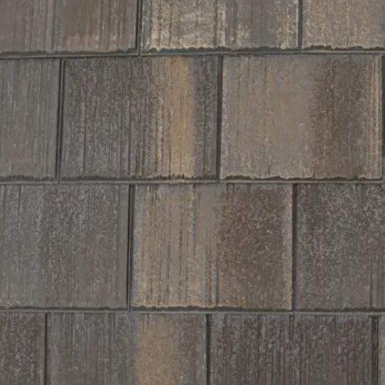 F-WAVE REVIA&trade; Hand-Split Shake Synthetic Roofing Shingles Lakeshore Grey