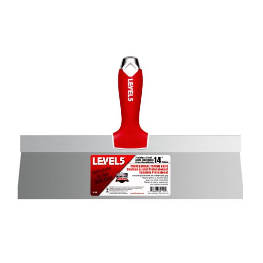 Grabber Construction Products 14" Level 5 Soft Handle SS Taping Knife