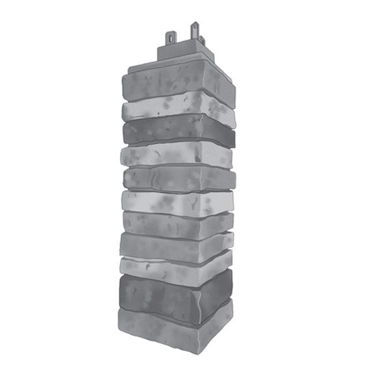 Royal Building Products Atlas Stone&trade; Stacked Stone Corner Oxford