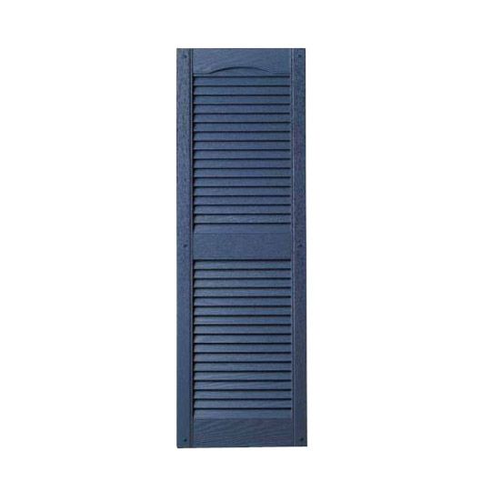 Girardin Moulding 14" x 71" Cathedral Top Louver Shutters Musket Brown