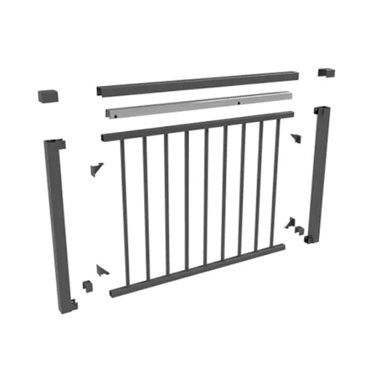 Fortress Building Products 32-1/2" AL13 Home&trade; ATR Flat Gate Kit Matte White