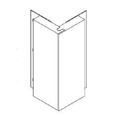 Wausau Supply 5/4" x 4" x 16' Diamond Kote&reg; Woodgrain Outside Corner...