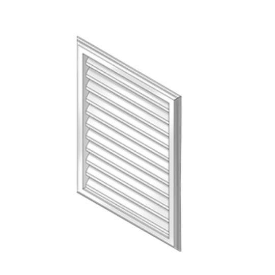 Royal Building Products 24" x 30" Gable Vent White