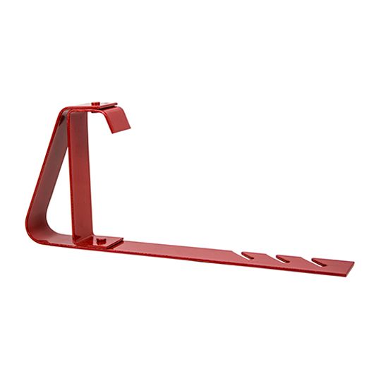 Qualcraft 6" x 90&deg; Heavy-Duty Fixed Roof Bracket Red