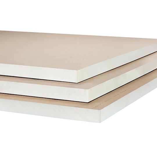 IKO A (1" to 1.5") 4' x 4' IKOTherm&trade; Tapered Grade-II (20 psi) Polyiso Roof Insulation