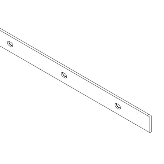 Johns Manville 12' Single Flange .080 Aluminum Termination Bar