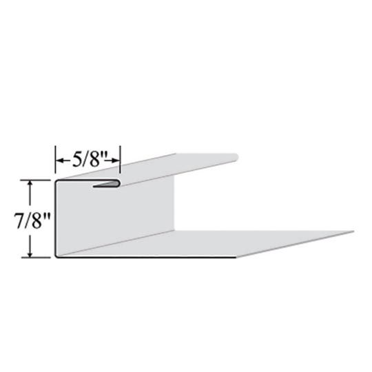 Edco Products 7/8" Steel J-Channel - ENTEX Finish Cedarwood