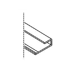 Klauer Manufacturing Company 1/2" x 12' Aluminum J-Channel