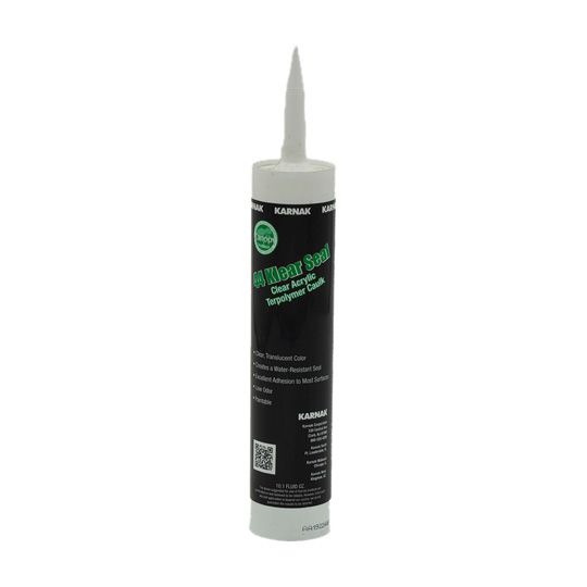 Karnak #44 Klear Seal Caulk (water-based, low VOC) - 10.1 Oz. Tube