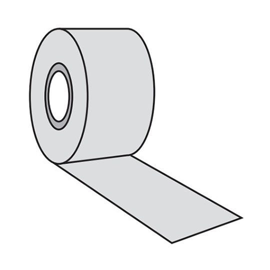 Edco Products .032" x 11-7/8" Aluminum Gutter Coil - ENTEX Finish - Sold per Lin. Ft. Glacier White