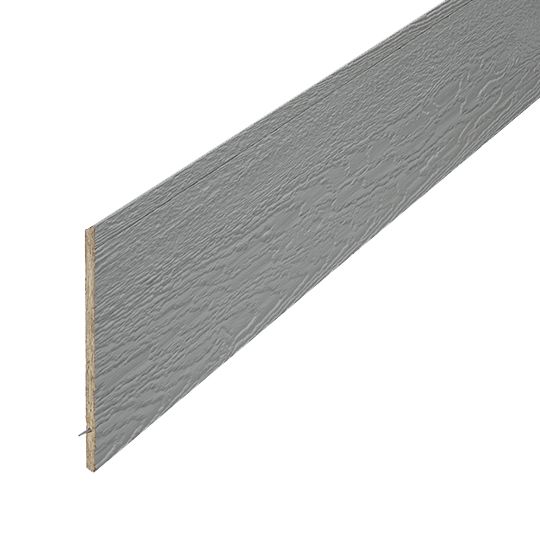 Wausau Supply 3/8" x 8" x 16' Diamond Kote&reg; Cedar RigidStack&trade; Lap Siding White